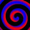 swirl 50 (ustretch 30 (crop (\ (x,y) -> x > 0) rbDisk))  (30K)